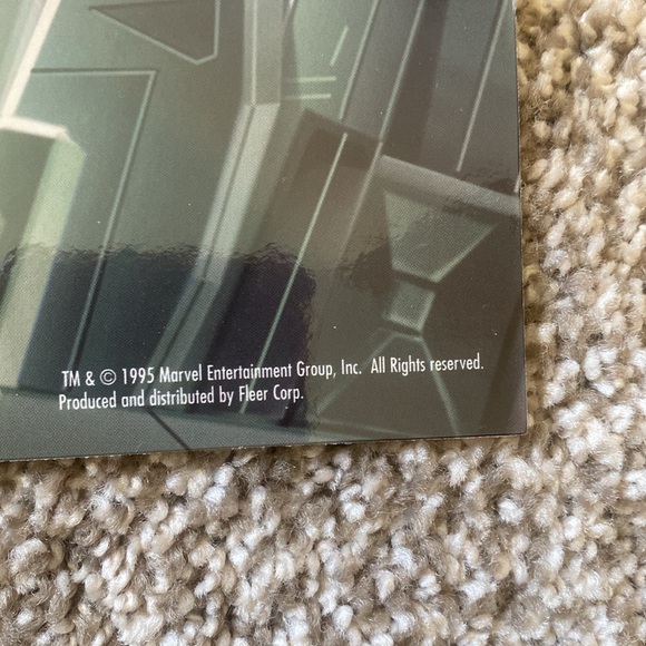 1995 FLAIR PRINTS "THING" #290 MARVEL COMIC JUMBO CARD - Picture 4 of 8